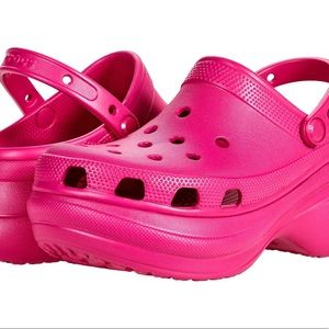 BRAND NEW PINK CROC PLATFORMS